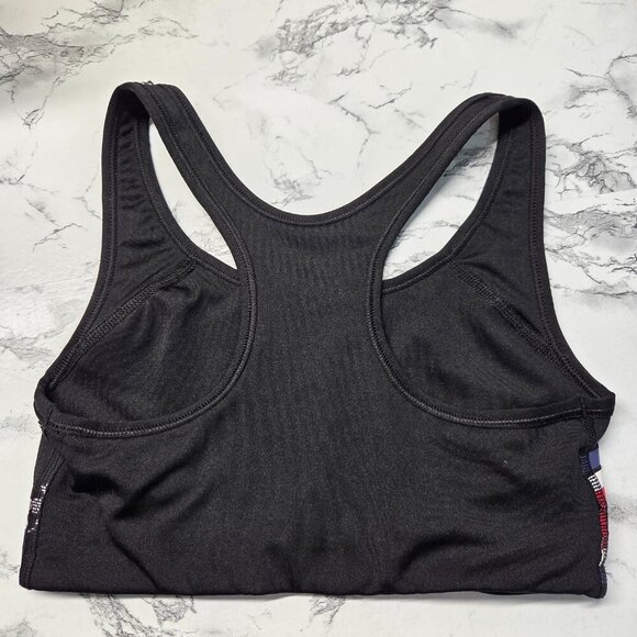 PINK Victoria's Secret Ultimate Extra Small Black Pink Racerback Sports Bra - Picture 2 of 7